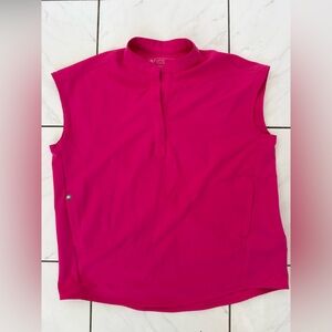 Figs Shocking Pink Women's Scrub Top